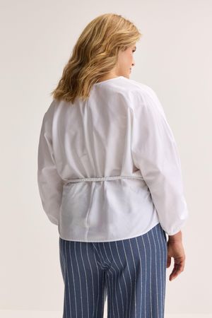 Hemden - V-halstuniek met binder