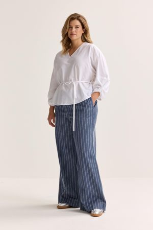Hemden - V-halstuniek met binder