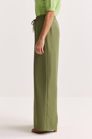 Broeken - Wijde broek met aansnoerbare taille