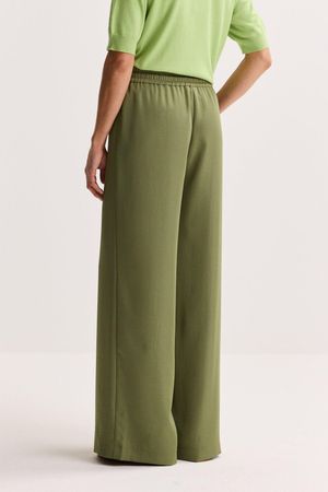 Broeken - Wijde broek met aansnoerbare taille