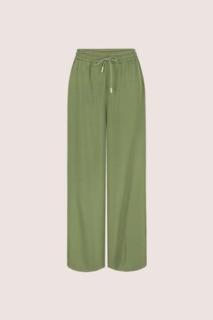 Broeken - Wijde broek met aansnoerbare taille