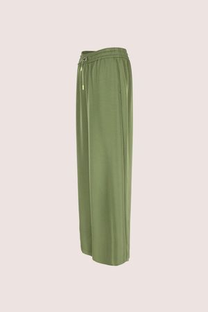 Broeken - Wijde broek met aansnoerbare taille