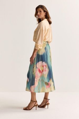 Crinkle rok met bandplooien - may