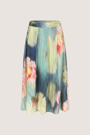 Rokken - Crinkle rok met bandplooien