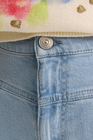 Broeken - Wijde jeans in stretchdenim