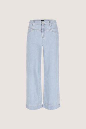 Broeken - Wijde jeans in stretchdenim