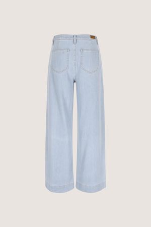 Broeken - Wijde jeans in stretchdenim
