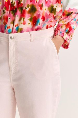 Broeken - Wijde jeans met bandplooi