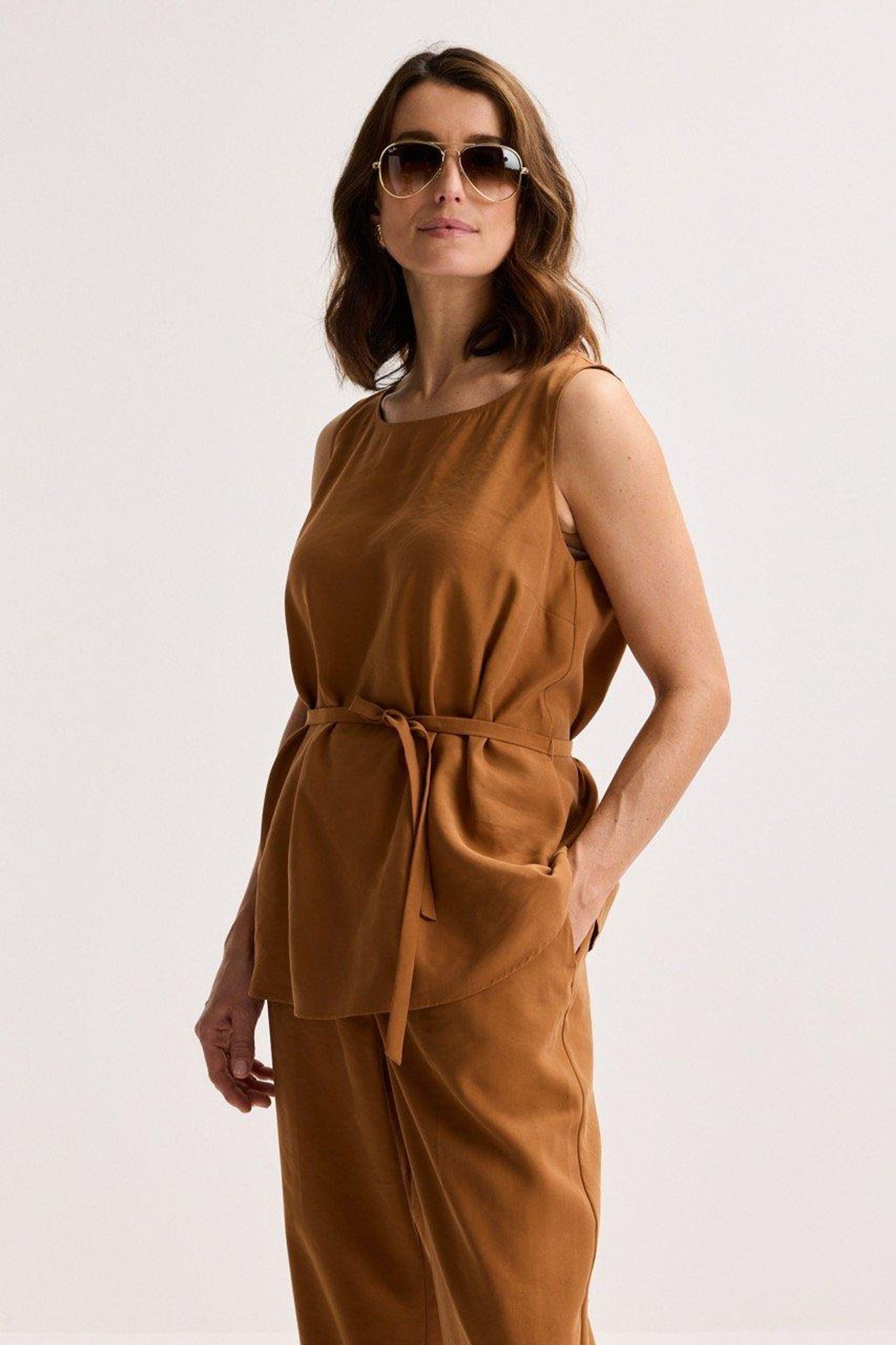 Lange top in modalmix - may