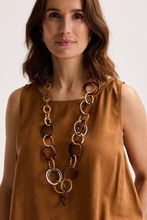 Sweatvest - Lange top in modalmix
