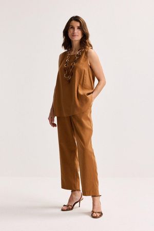 Sweatvest - Lange top in modalmix