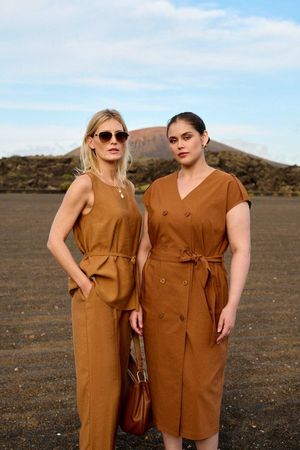 Sweatvest - Lange top in modalmix