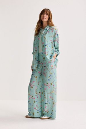 Hemden - Lang hemd met bloemen