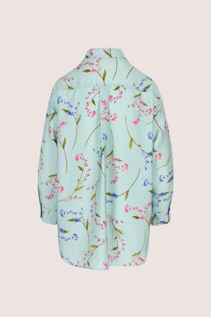 Hemden - Lang hemd met bloemen