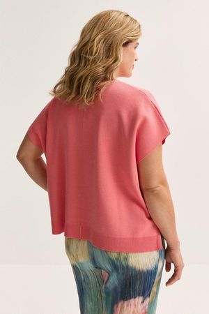 Truien - Oversized trui met kapmouw