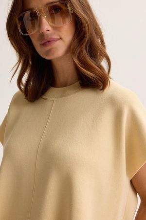 Truien - Oversized trui met kapmouw