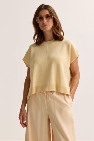Truien - Oversized trui met kapmouw