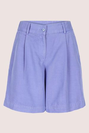 Broeken - short met bandplooien