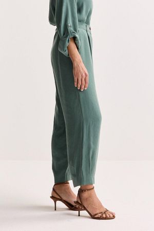 Broeken - Losse broek met bandplooien