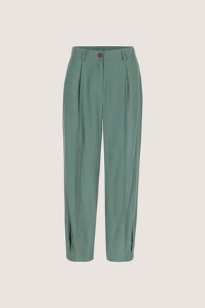 Broeken - Losse broek met bandplooien