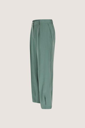 Broeken - Losse broek met bandplooien