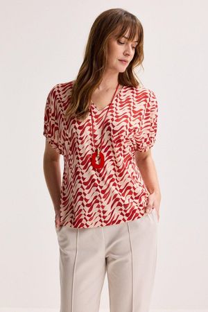 Blouse met grafische print