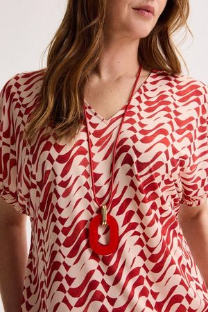 Hemden - Blouse met grafische print