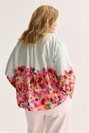 Hemden - Extra wijde blouse in katoen