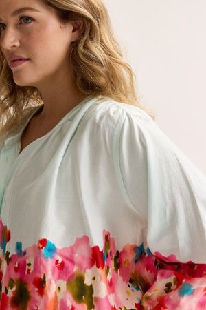 Hemden - Extra wijde blouse in katoen