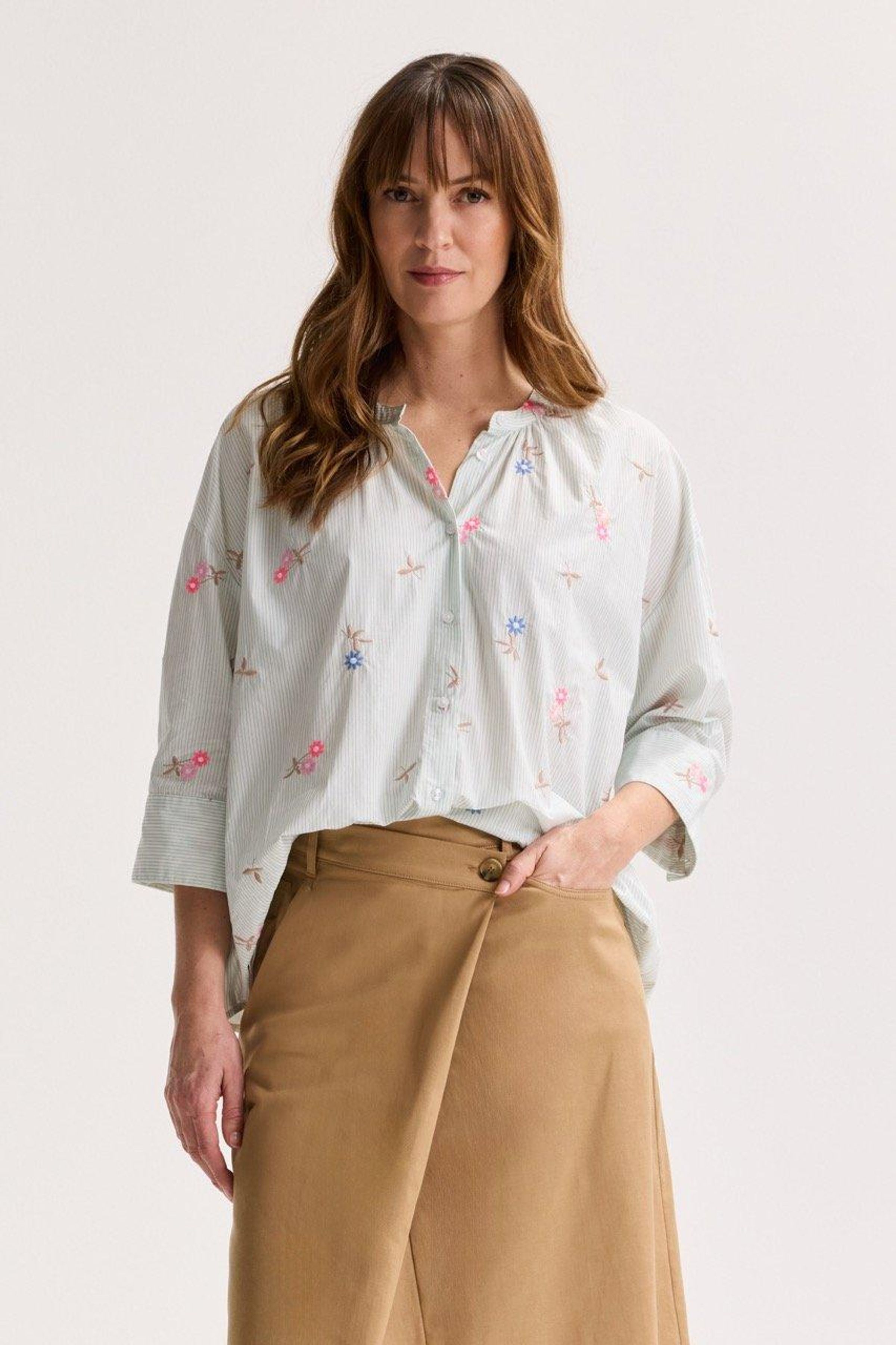 Geborduurde blouse - ame