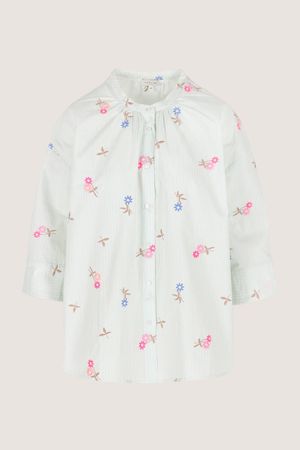 Hemden - Geborduurde blouse