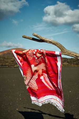 Cadeaux - Drap de plage &agrave; imprim&eacute; animaux marins