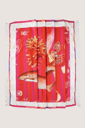 Cadeaux - Drap de plage &agrave; imprim&eacute; animaux marins
