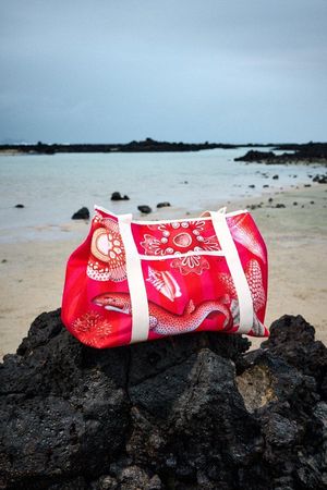 Accessoires pour b&eacute;b&eacute;s - Sac de plage &agrave; motif marin
