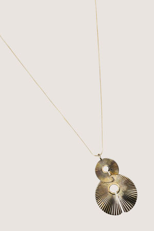 Babyspulletjes - Goudkleurige ketting met hanger