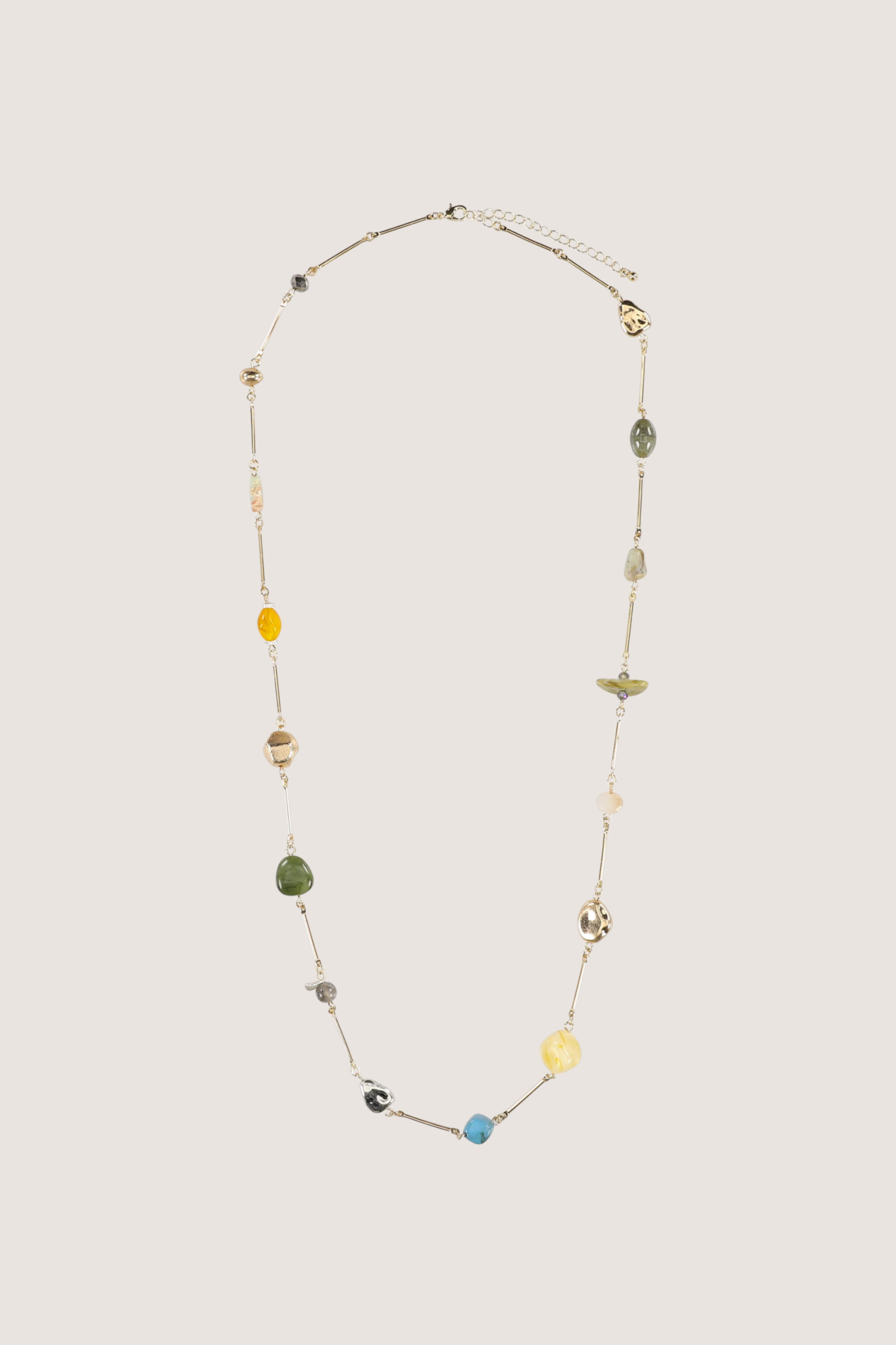 Collier avec pierres multicolores - may