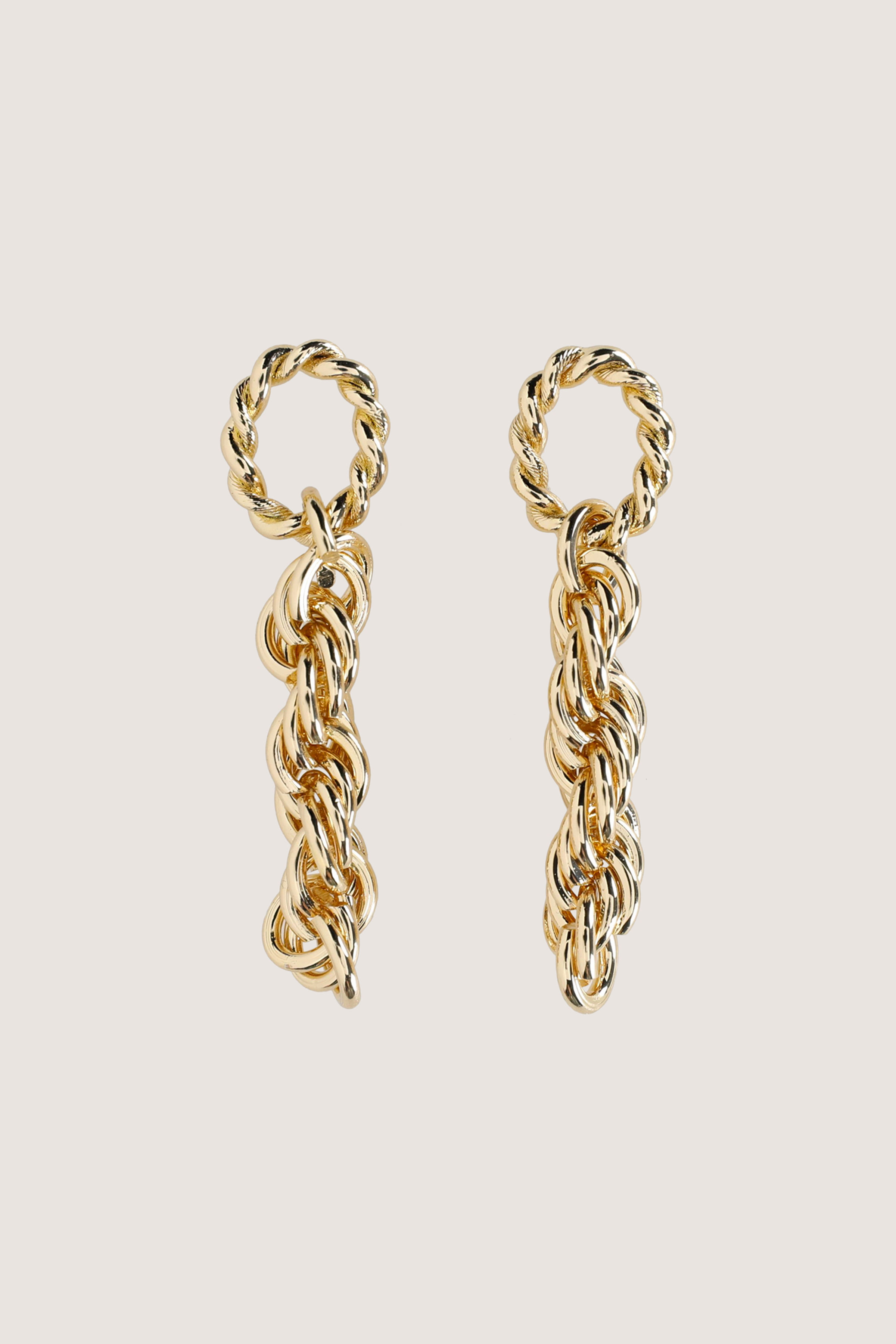 Boucles d'oreilles torsad&eacute;es - may