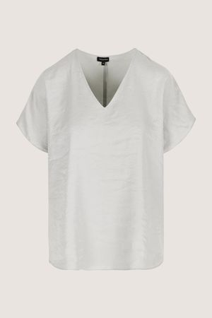Hemden - T-shirtblouse met V-hals