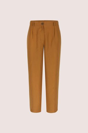 Broeken - Broek met bandplooien
