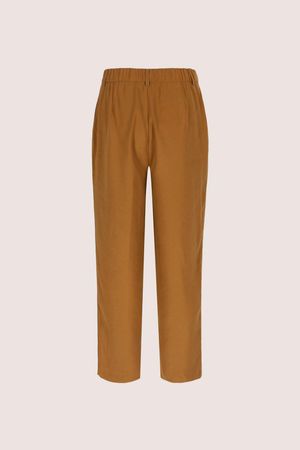 Broeken - Broek met bandplooien