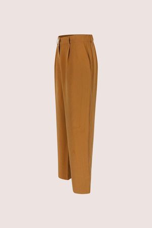 Broeken - Broek met bandplooien