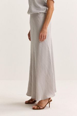 Rokken - Lange A-lijnrok in modalmix
