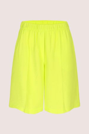 Pantalons - Short en look lin