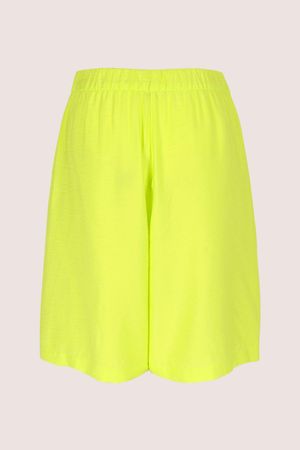Pantalons - Short en look lin