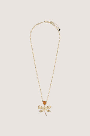 Babyspulletjes - Matte ketting met libelle