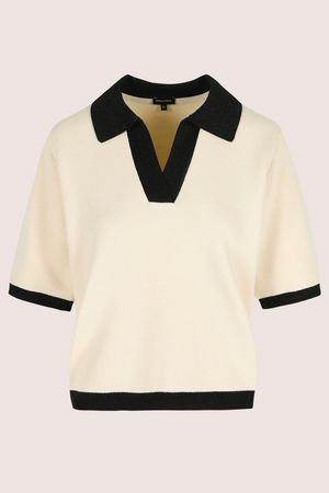 Truien - Polo in fijne rib