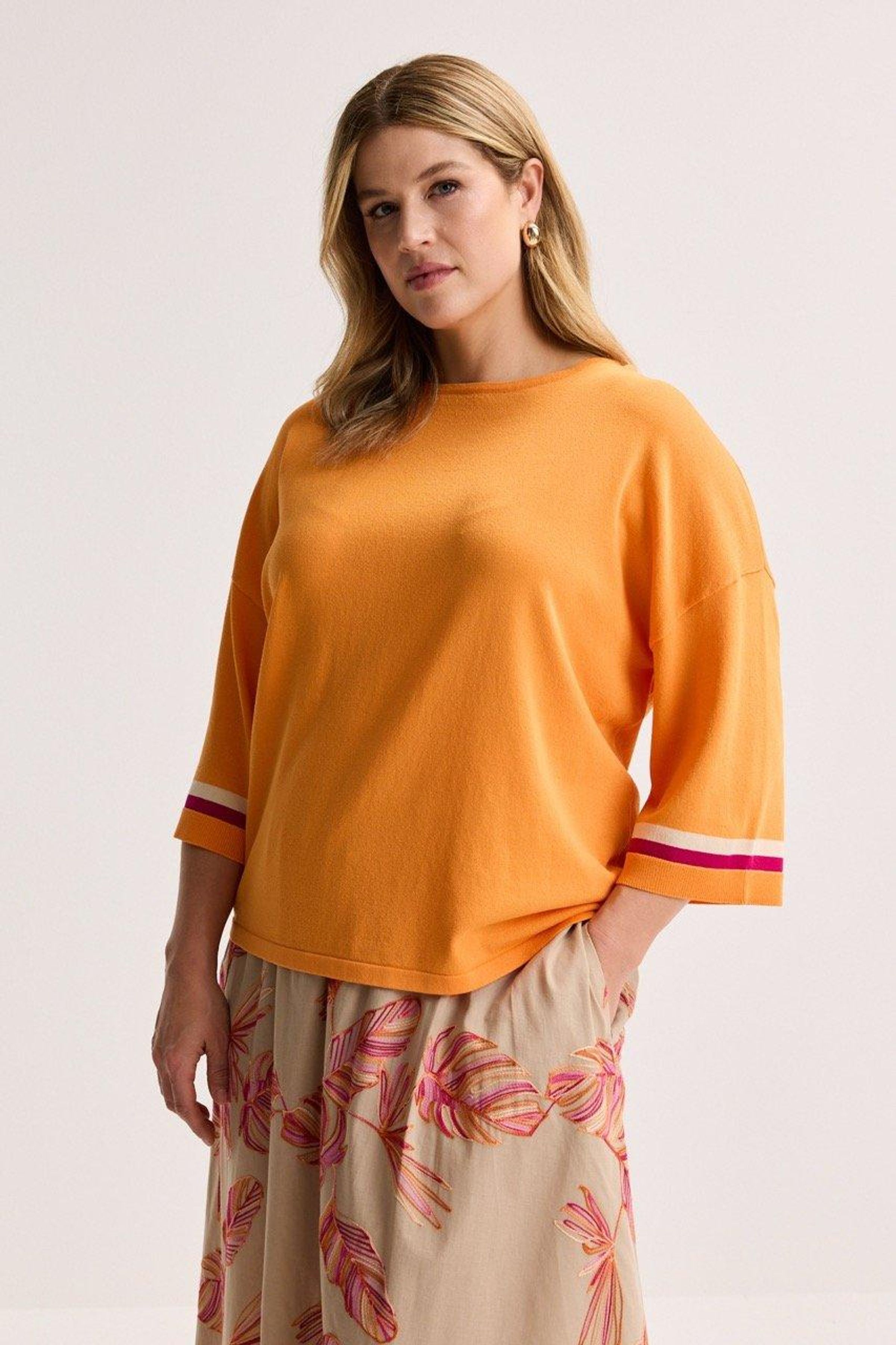 Pull oversize &agrave; manches courtes - ame
