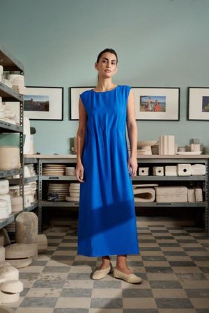 Robe &eacute;vas&eacute;e &agrave; finition vintage - ame