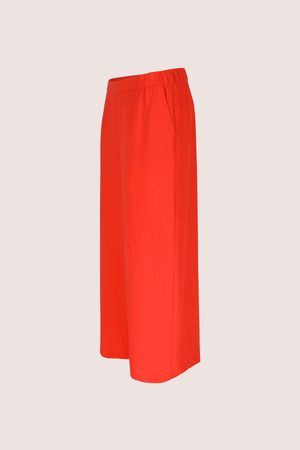 Broeken - Wijde broek in crinkle stof