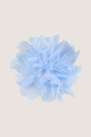 Broche-haarspeld met veren - may